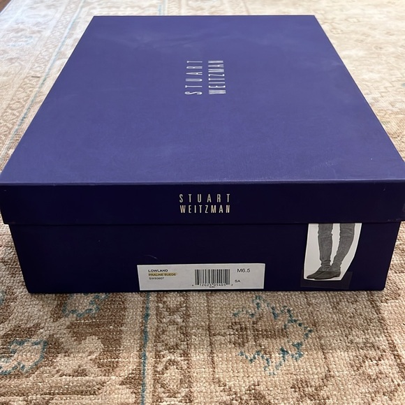 Stuart Weitzman Lowland Suede Over the Knee Boot in Praline - Picture 9 of 12